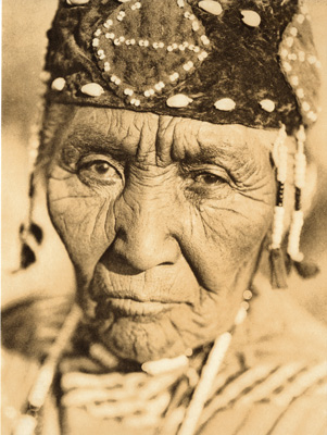 WIFE OF MODOG HENRY – KLAMATH  EDWARD CURTIS NORTH AMERICAN INDIAN PHOTO